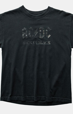 2000s ACDC Back to Black Graphic T-Shirt image number 3