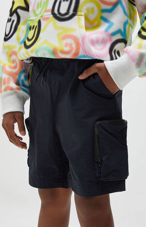 Nylon Cargo Volley Shorts image number 4