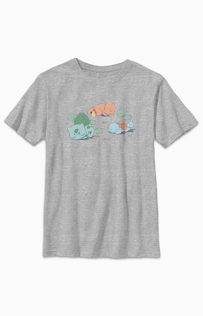 Kids Bulbasaur Charmander Squirtle Pokemon T-Shirt | PacSun