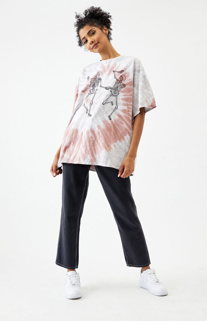 Tie-Dyed Dancing Skeletons T-Shirt