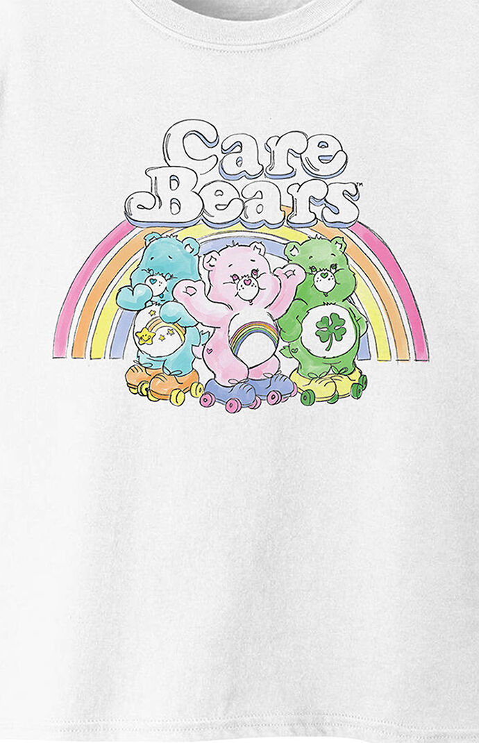 TSC Kids Rainbow Care Bears T-Shirt in White - Size Small