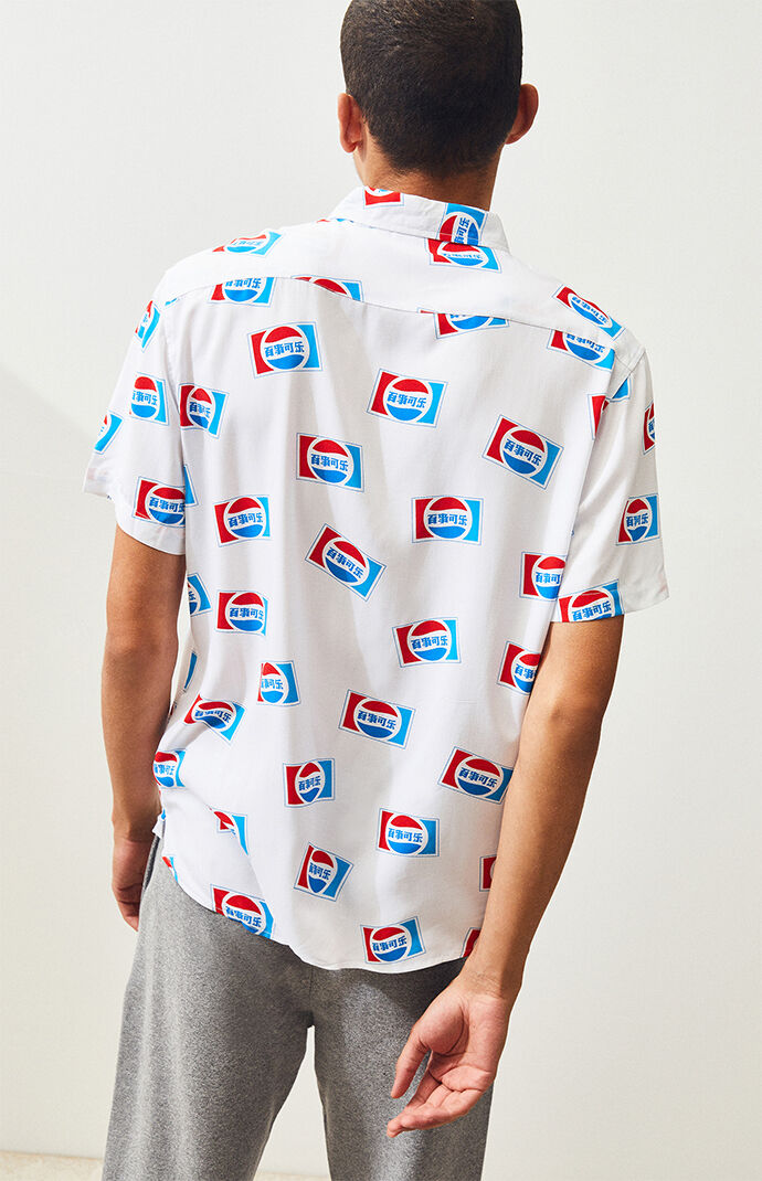 Pepsi Button Up Shirt