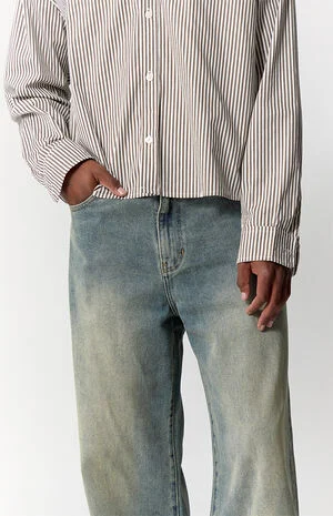 Blake Extreme Baggy Jeans Medium Blue Light Wash image number 6