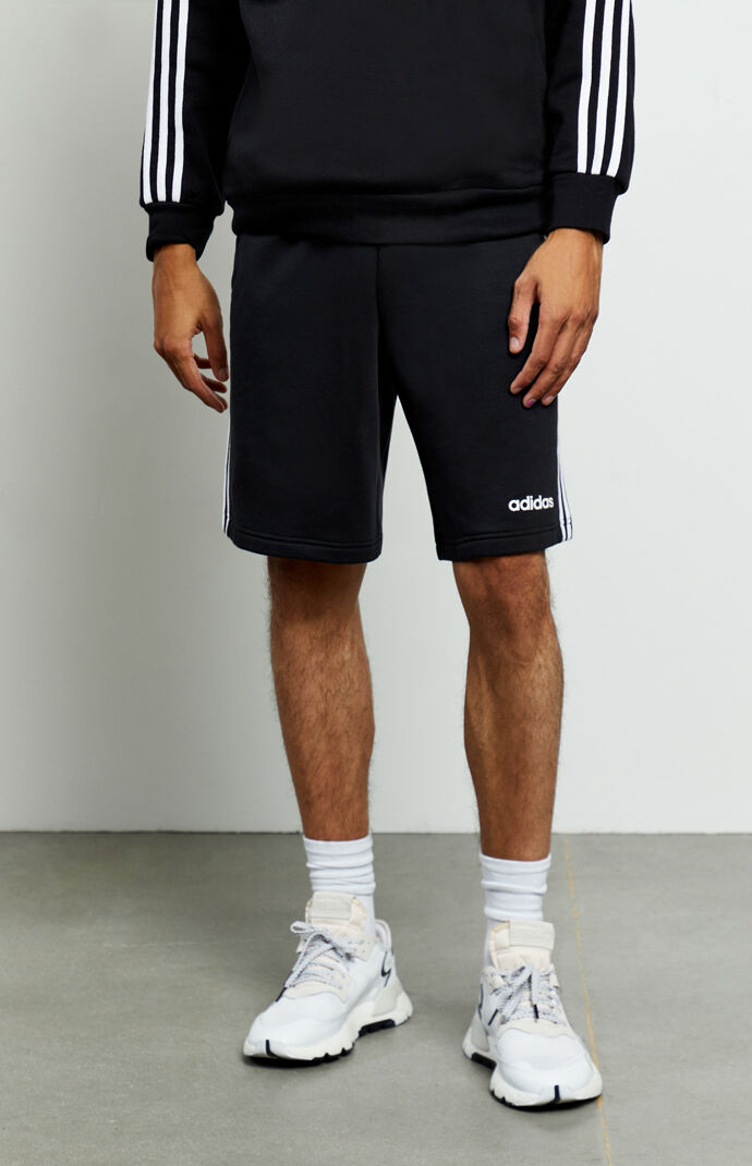 Black 3-Stripes Active Shorts