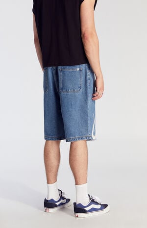 Inferno Denim Baggy Shorts image number 5