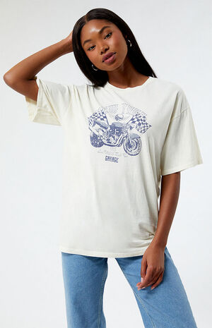 New York Skull Biker T-Shirt image number 3