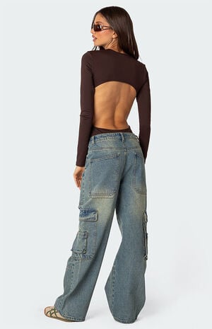 Neta Back Cut Out Bodysuit image number 5