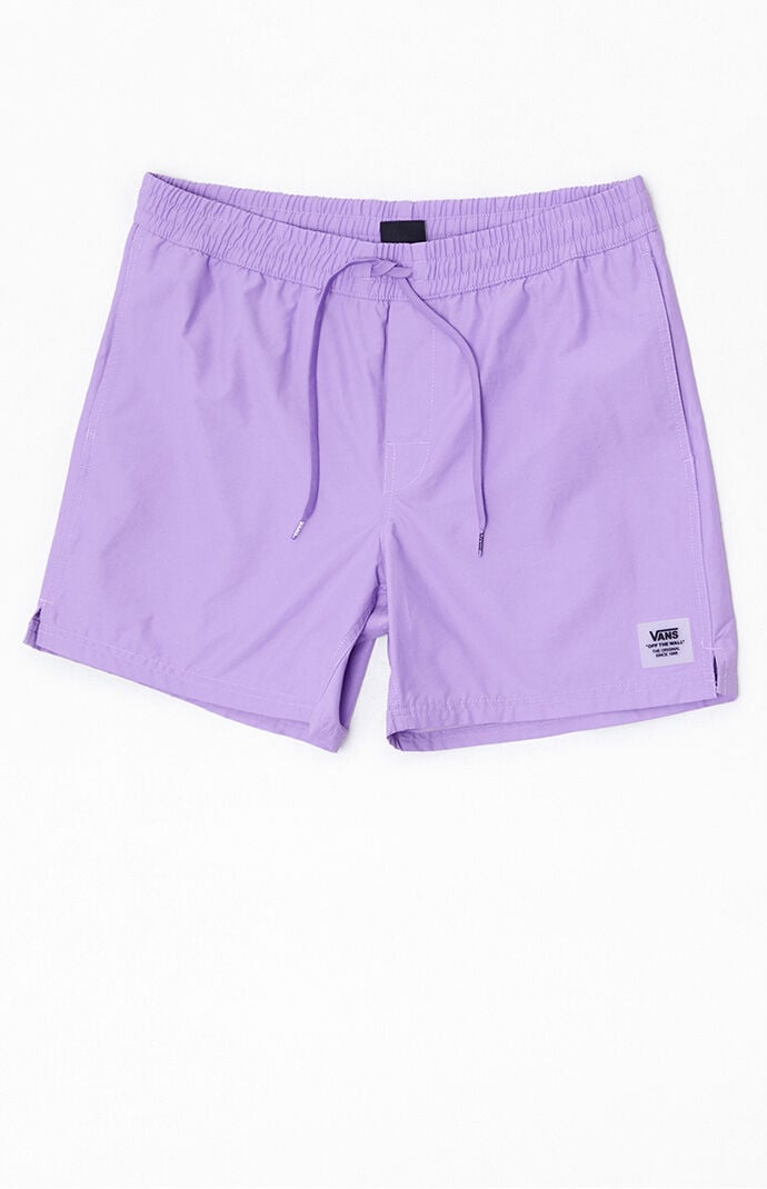 Vans shorts kids purple best sale
