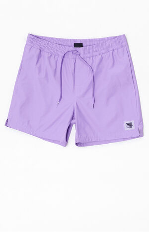 Purple Primary Volley Shorts image number 1