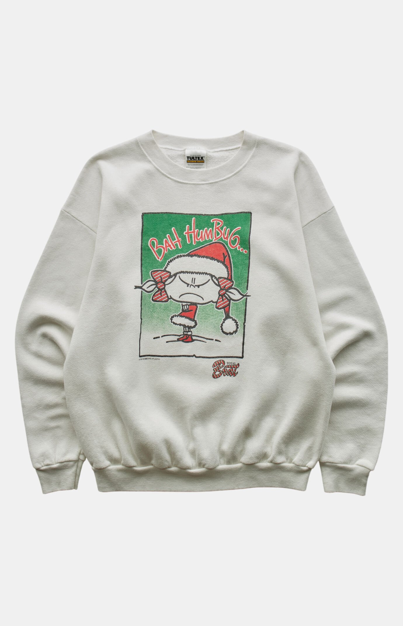 PS VINTAGE 90s Bah Humbug Crew Neck Sweatshirt