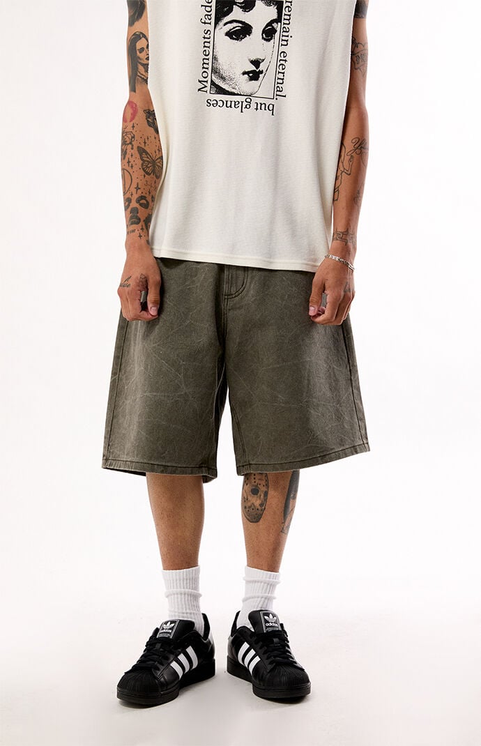 Obey Bigwig Baggy Jean Shorts