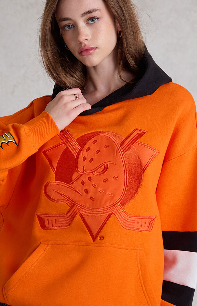 WILD COLLECTIVE x NHL Anaheim Ducks Contrast Hoodie