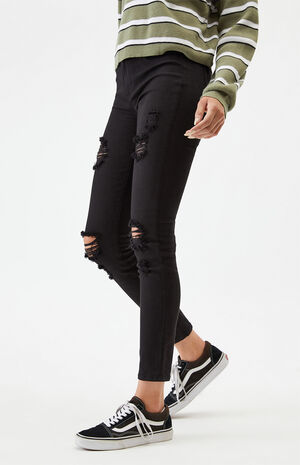 Black Perfect Fit Jeggings image number 4