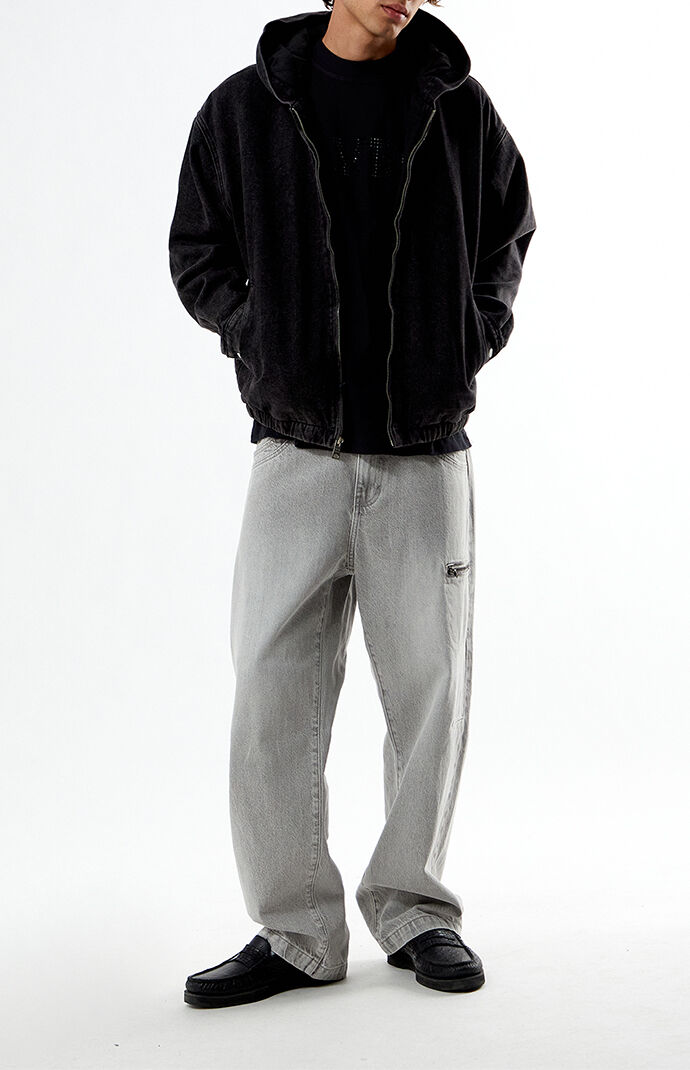 Pacsun Black Wash Hooded Jacket | PacSun