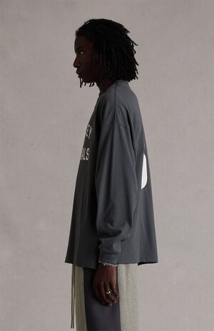 Gray Merch Long Sleeve T-Shirt image number 2