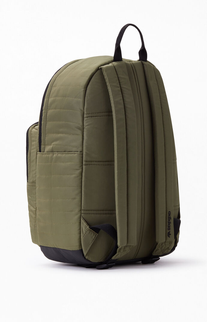 Originals Olive Quilted Trefoil Backpack