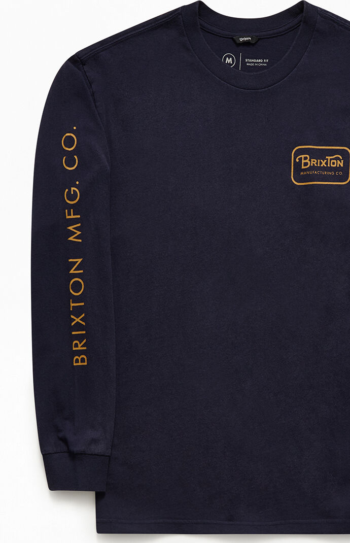 Navy Grade Long Sleeve T-Shirt