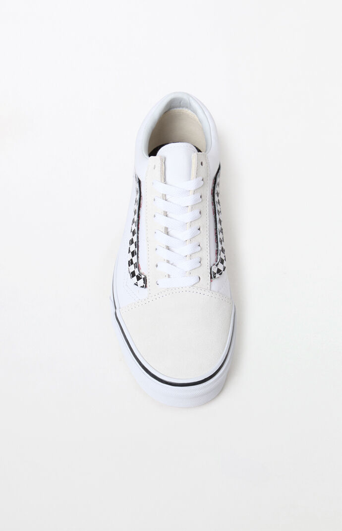 Vans Sidestripe V Old Skool White Shoes PacSun PacSun