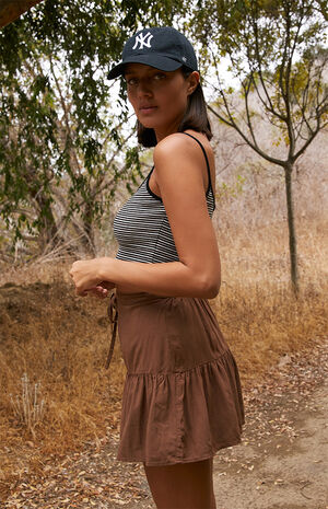 Brown Drawcord Skirt image number 3