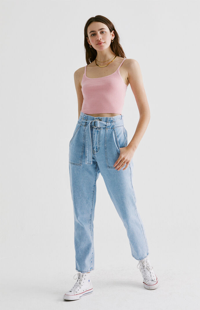 Ribbed Scoop Cami Top