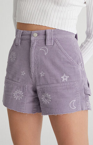 Stars Corduroy Cutoff Workwear Shorts image number 2