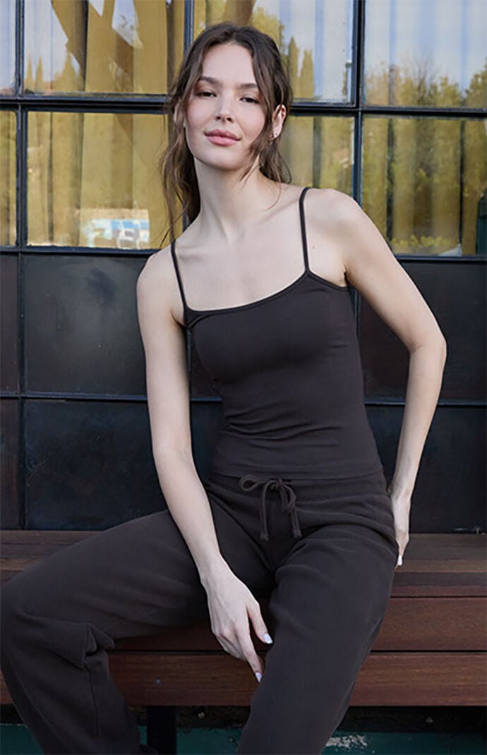 John Galt Women's Brown Tank Top