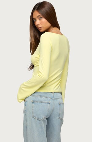 Scarlette Tie Front Top image number 3