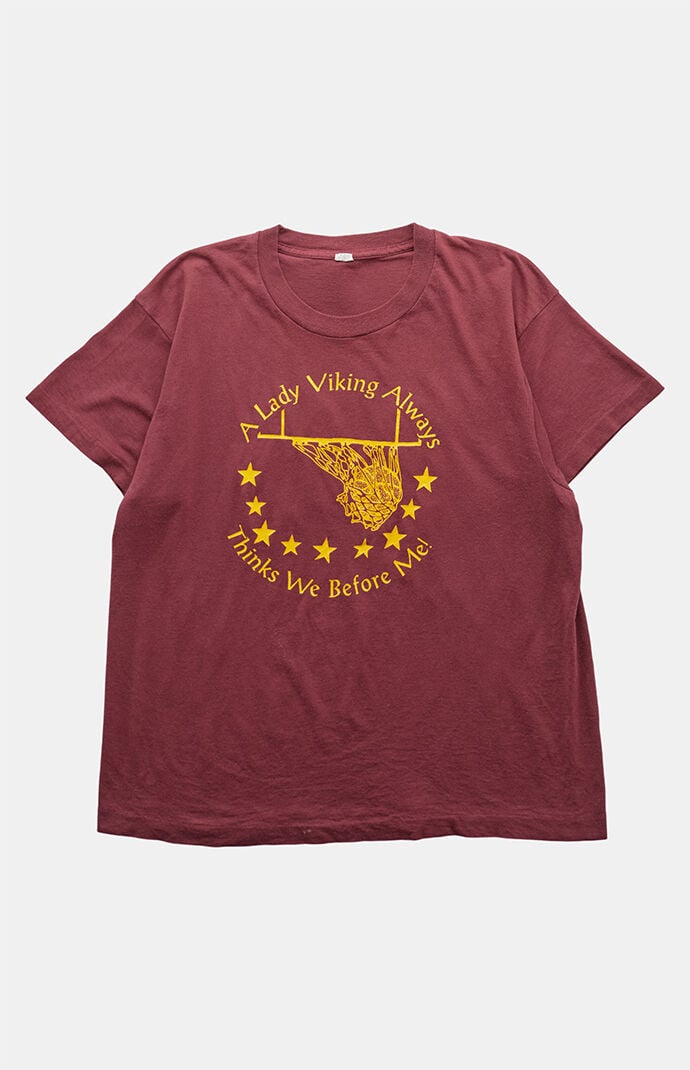 PS VINTAGE 80s Lady Viking Graphic T-Shirt