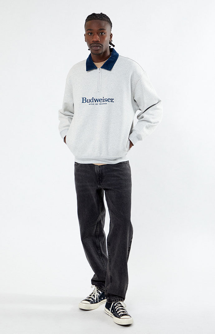 Budweiser By PacSun Homefield Quarter Zip Sweatshirt PacSun