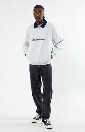 By PacSun Homefield Quarter Zip Sweatshirt image number 3