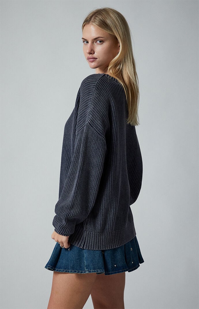 Third Charm Thea Oversized Crew Neck Sweater