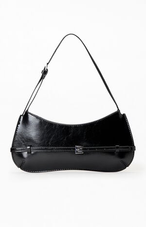 Faux Leather Ella Saddle Shoulder Bag image number 1