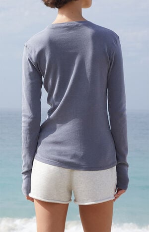 Dark Gray Ainsley Long Sleeve Top image number 4