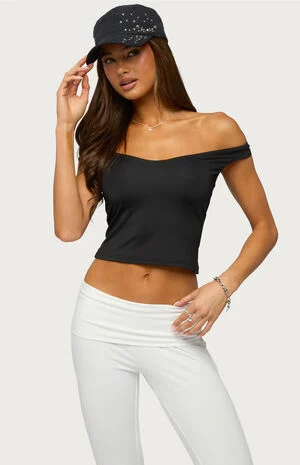 Xavier Off-The-Shoulder Cutout Top image number 1