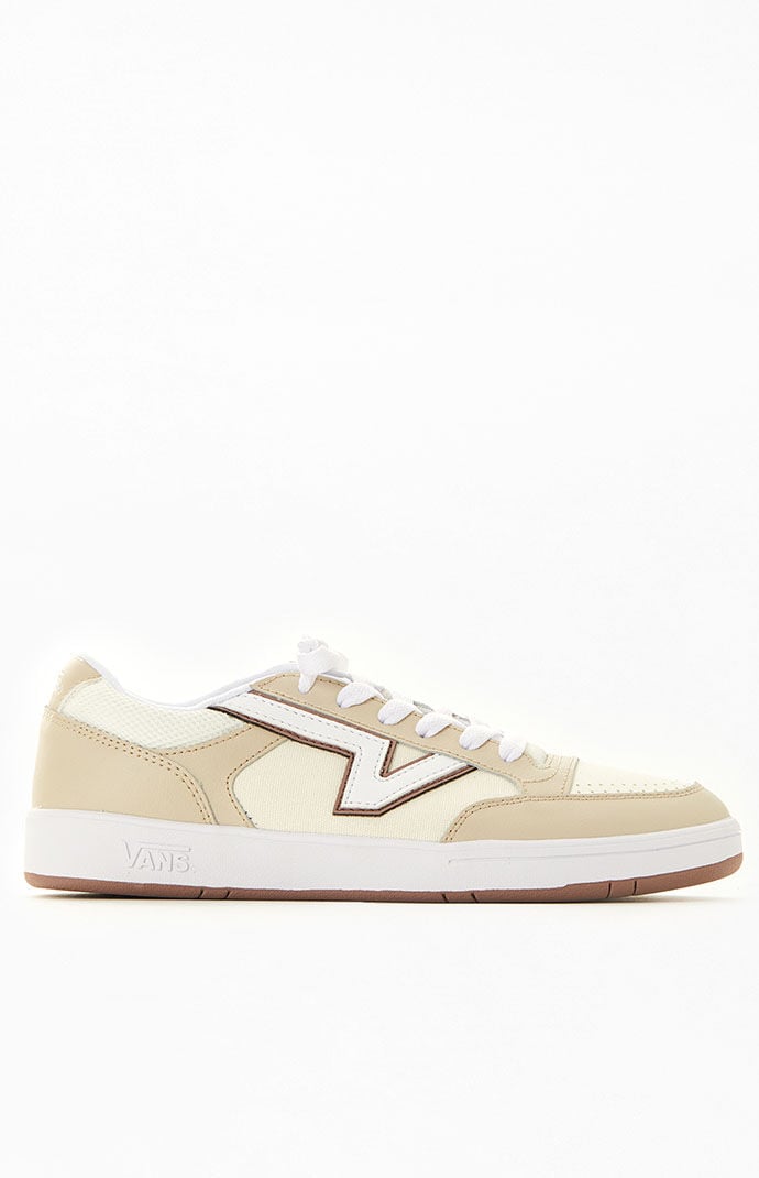 Beige clearance leather vans