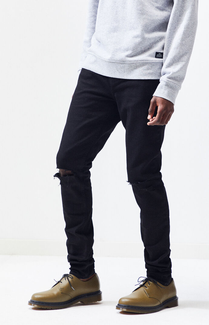 pacsun white ripped jeans