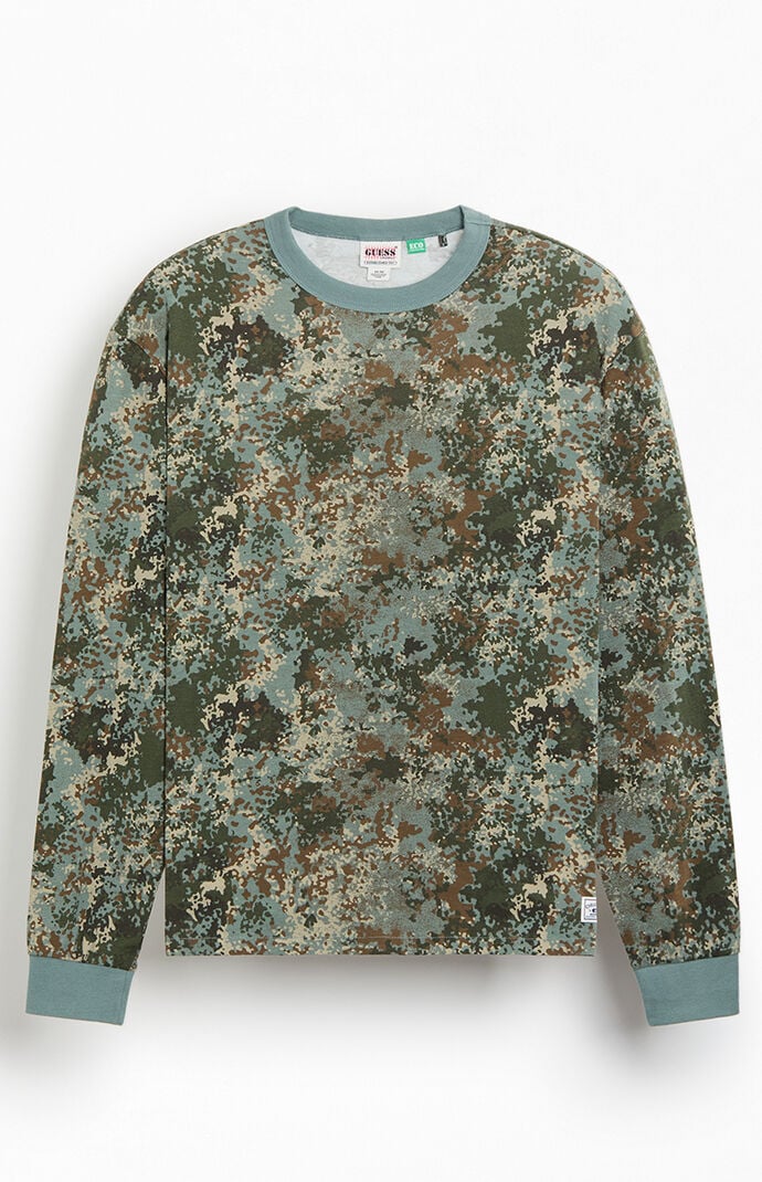 GUESS Originals Camo Long Sleeve T-Shirt