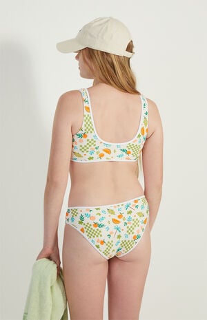Fruit Cropped Bikini Top & Bikini Bottom Set image number 4