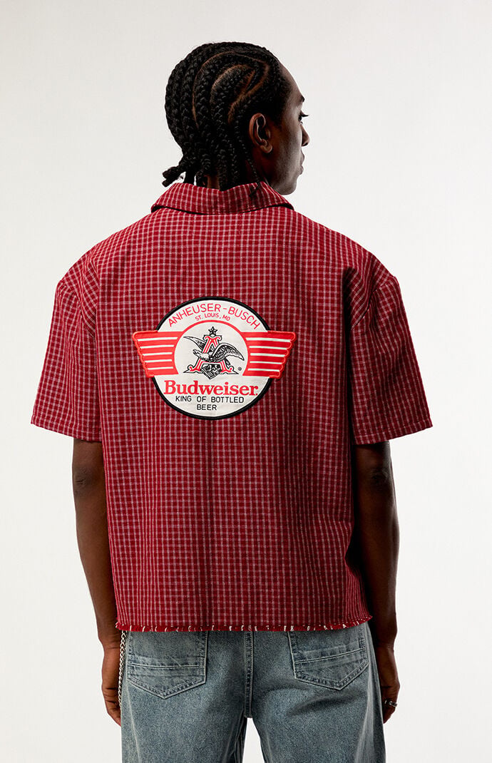 Budweiser by Pacsun Stamp Logo Woven Shirt | Pacsun