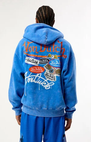 Logo Vintage Wash Full Zip Hoodie image number 2