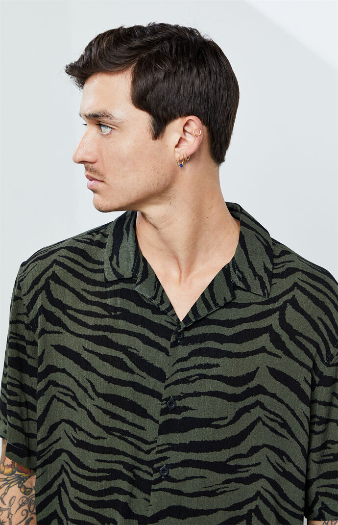 Harold Animal Print Camp Shirt