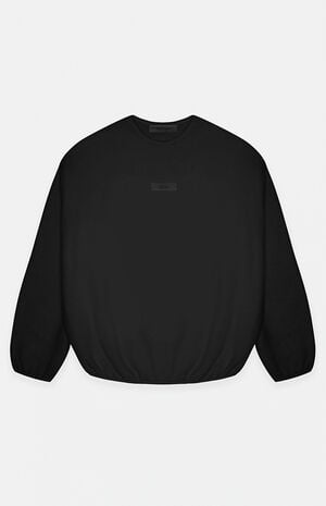 Black Crew Neck Sweatshirt image number 1