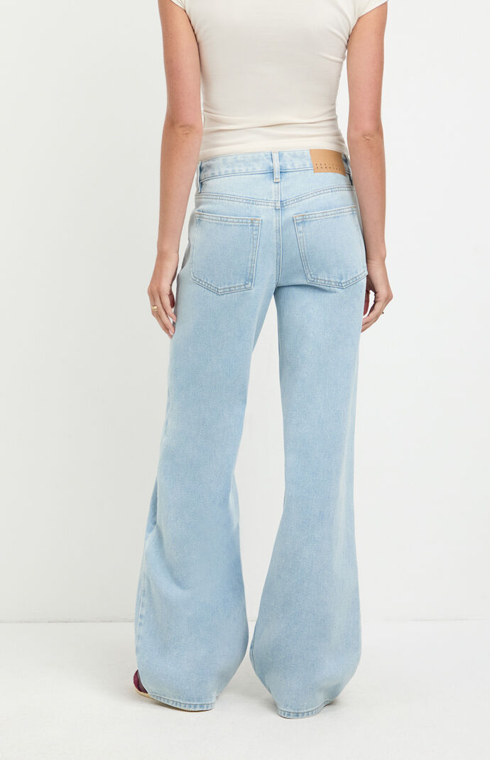Pacsun Casey Low Rise Baggy Jeans Light Indigo Washed