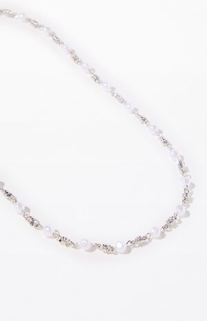 Pearl Silver Necklace image number 2