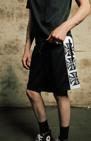 Crossed Up Mesh Shorts image number 2
