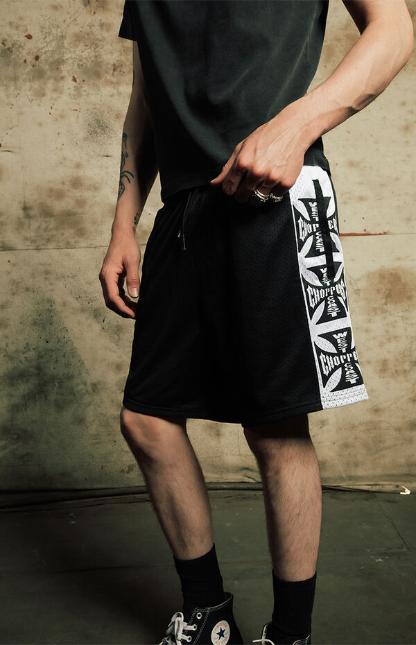 West Coast Choppers Crossed Up Mesh Shorts