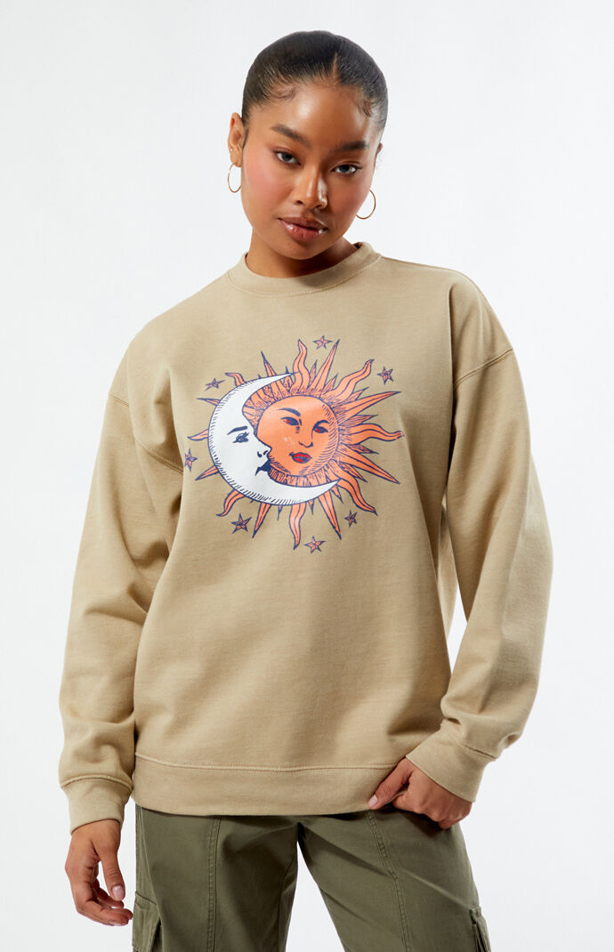 Pacsun moon sweatshirt best sale