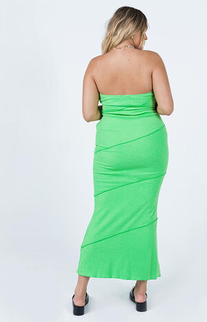 Green Oscar Midi Dress image number 4