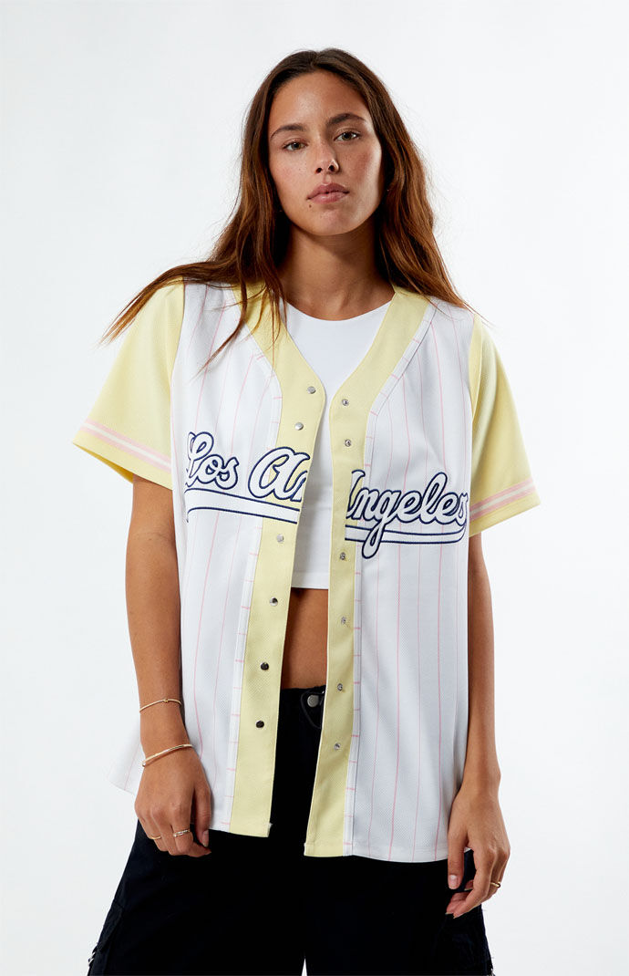 Womens oversized baseball jersey top