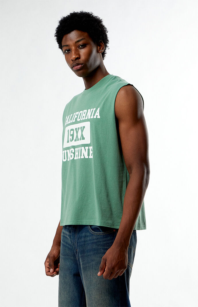 Pacsun Sunshine Cutoff Muscle T-Shirt | Pacsun